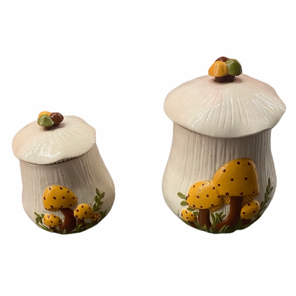 Vintage Other - Vintage mushroom 🍄 canisters